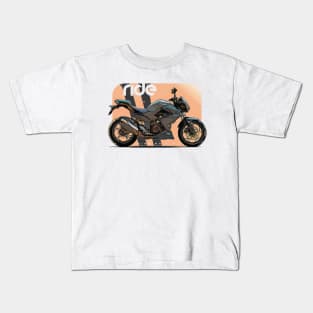 Ride kawasaki z300 cyber Kids T-Shirt